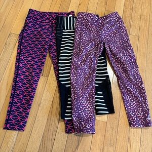 3 Pairs Girls Athletic pants